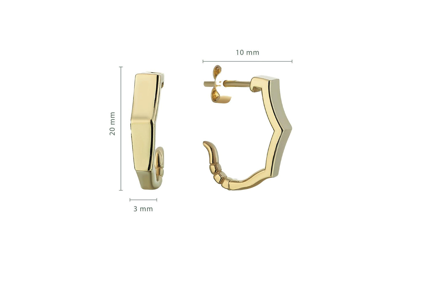 Heritage Bone Küpe