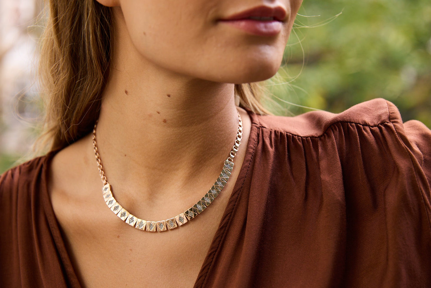 Octagon Necklace