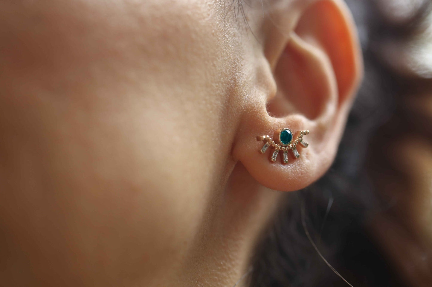 Mavi Ay Earrings