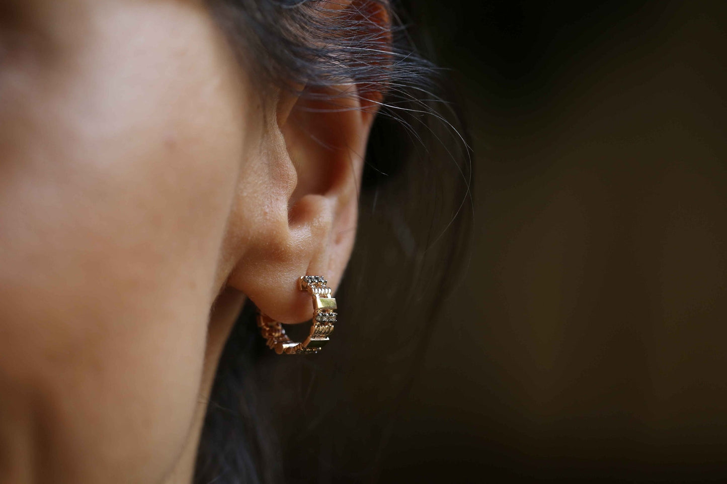 Hasır Konyak Küpe