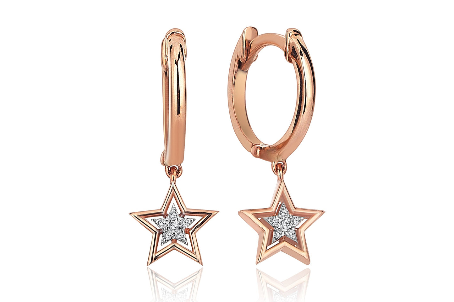 Mahal Star White Küpe
