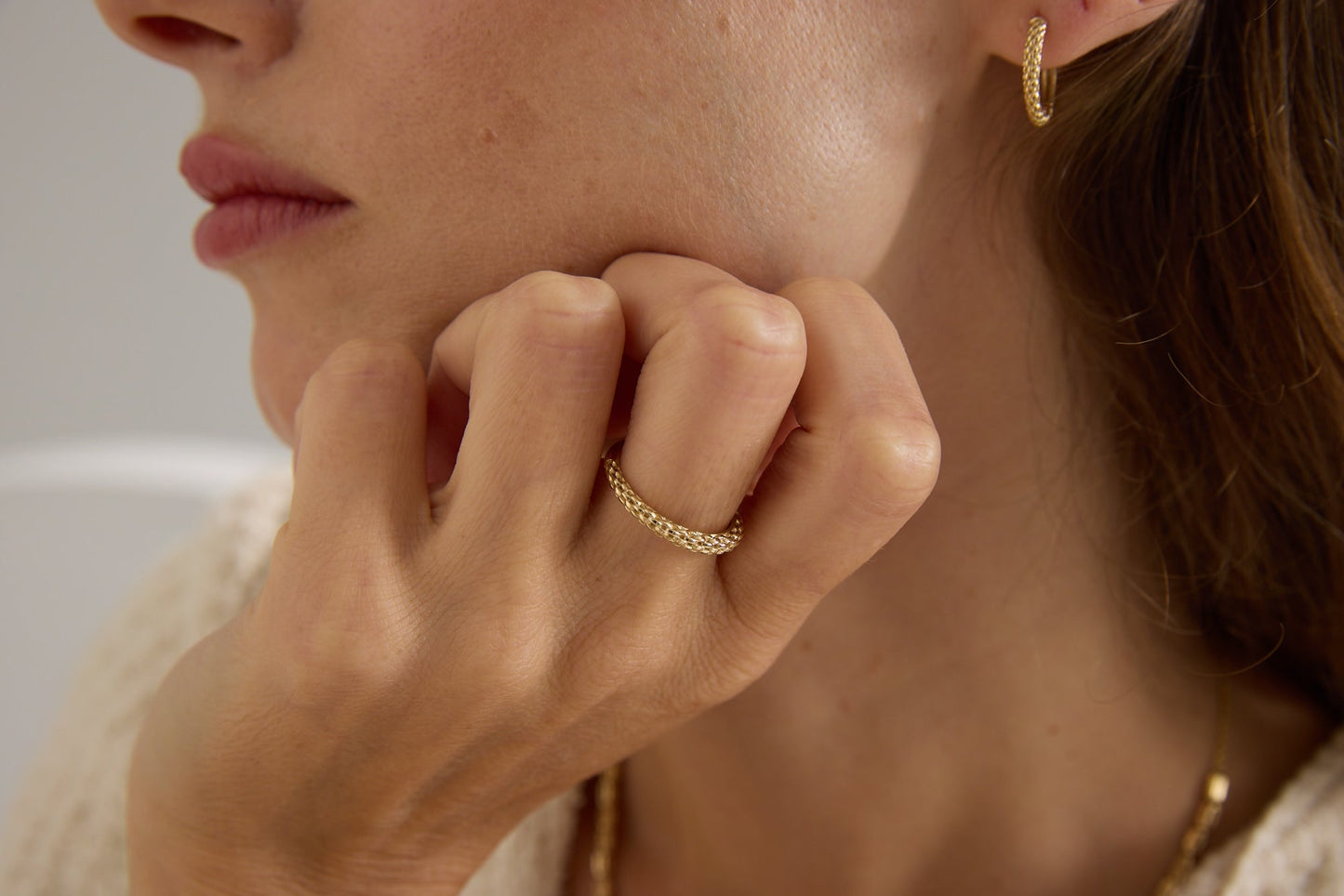 Hasır Thin Ring