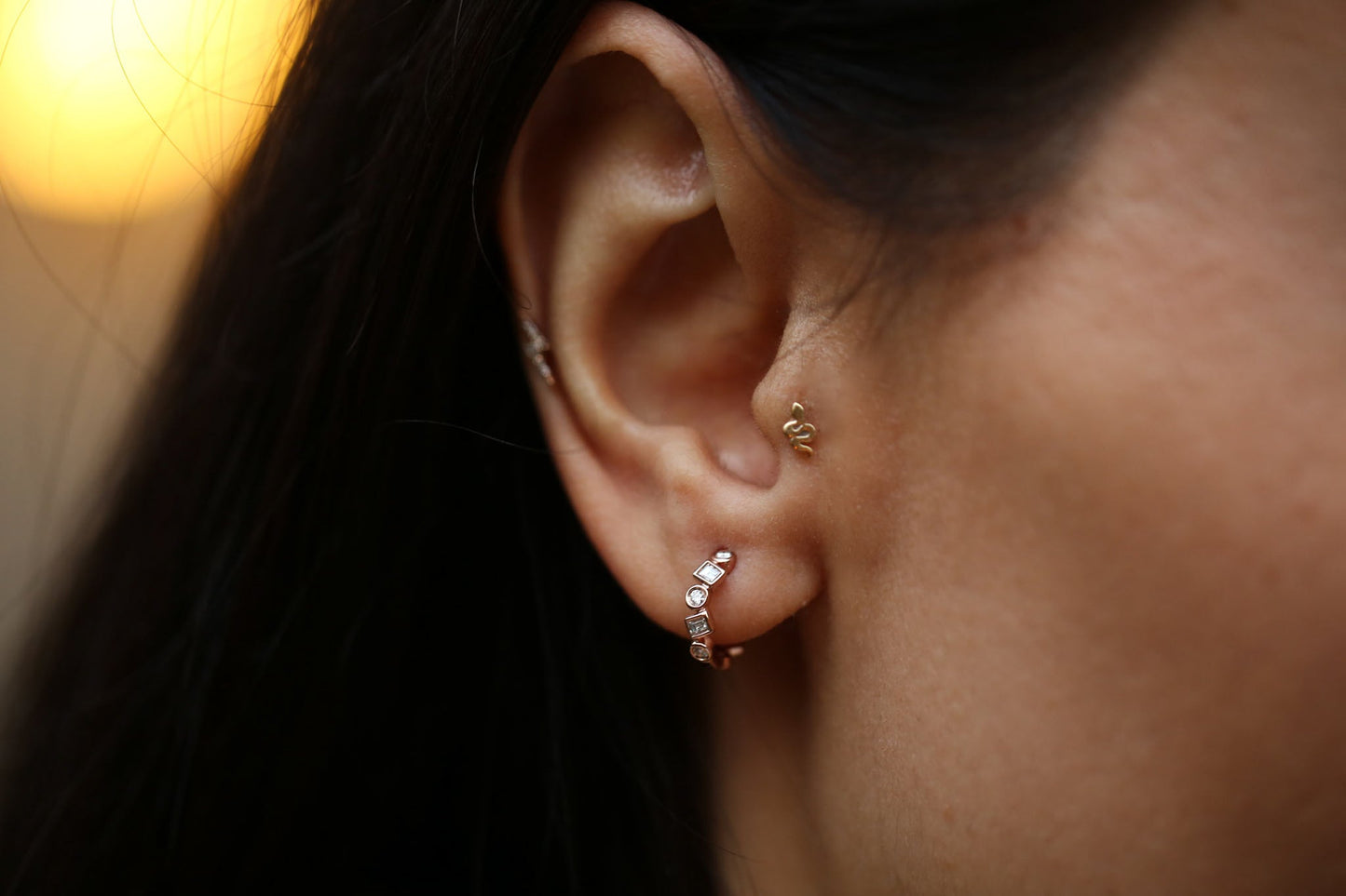 Octangle Earrings