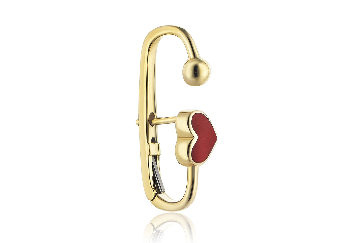 Red Heart Earcing
