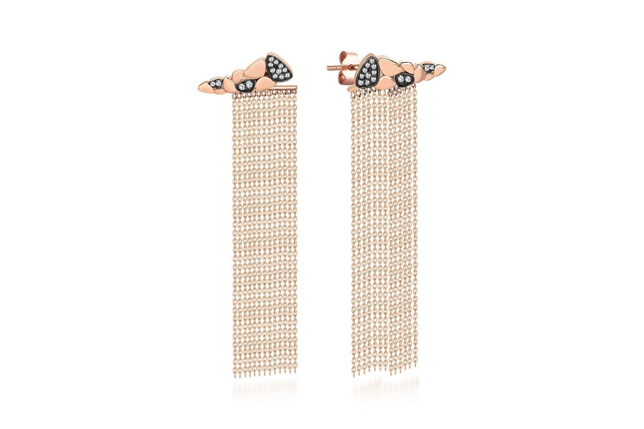 Path and Track Earrings