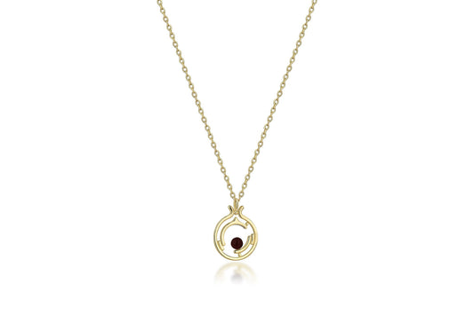 Circle Grape Necklace