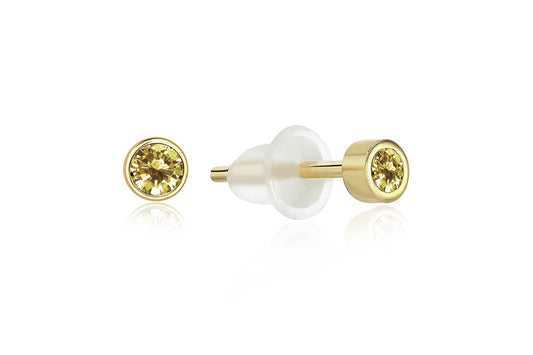 Yellow Bubble Earrings