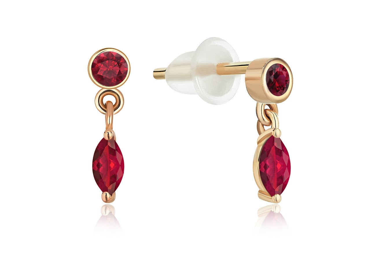 Rosy Pop Earrings