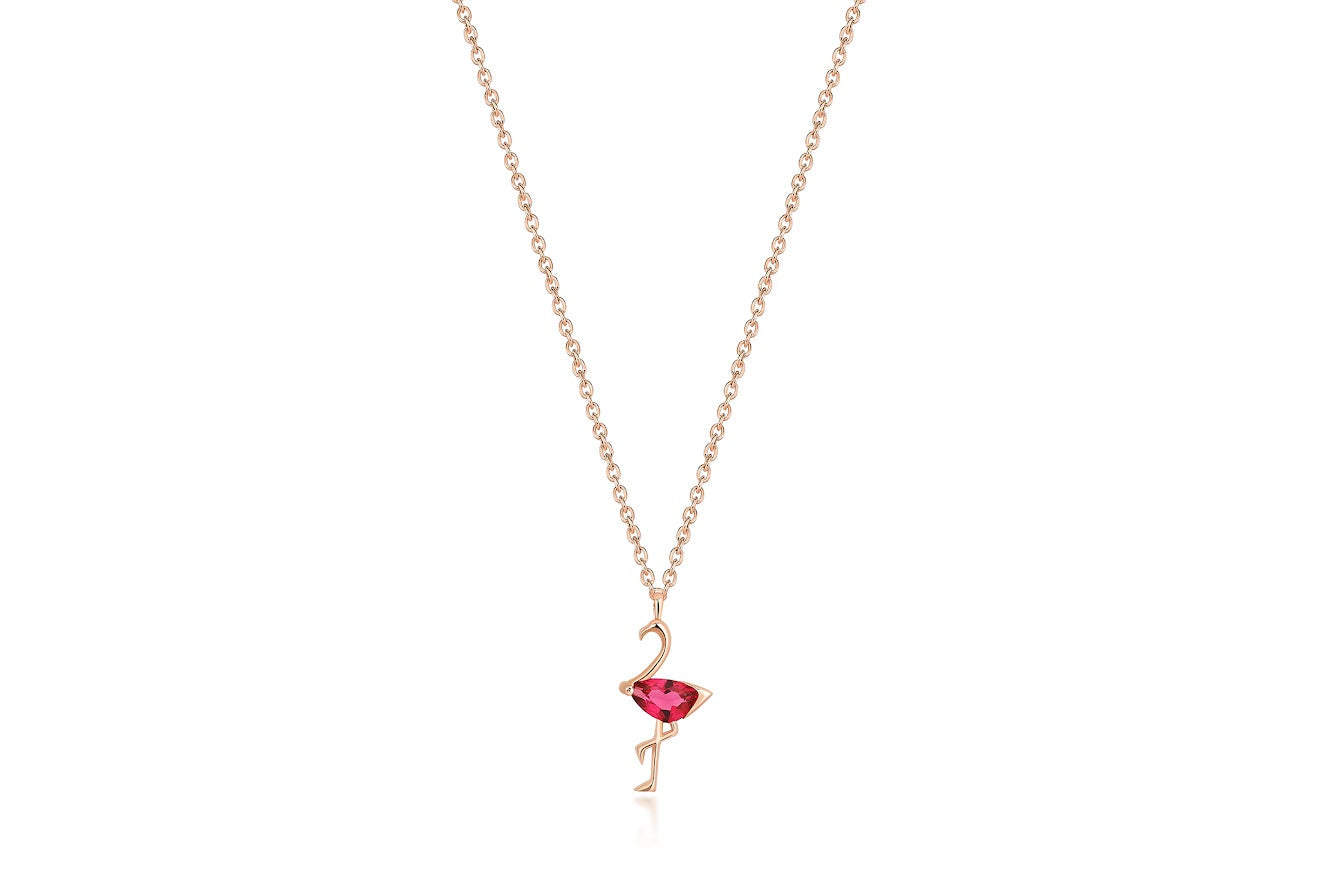 Candy Flamingo Necklace