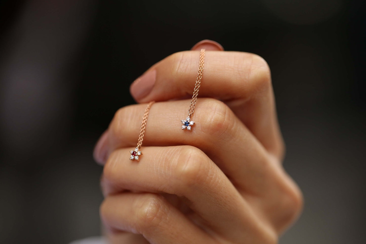 Cemre Safir Kolye