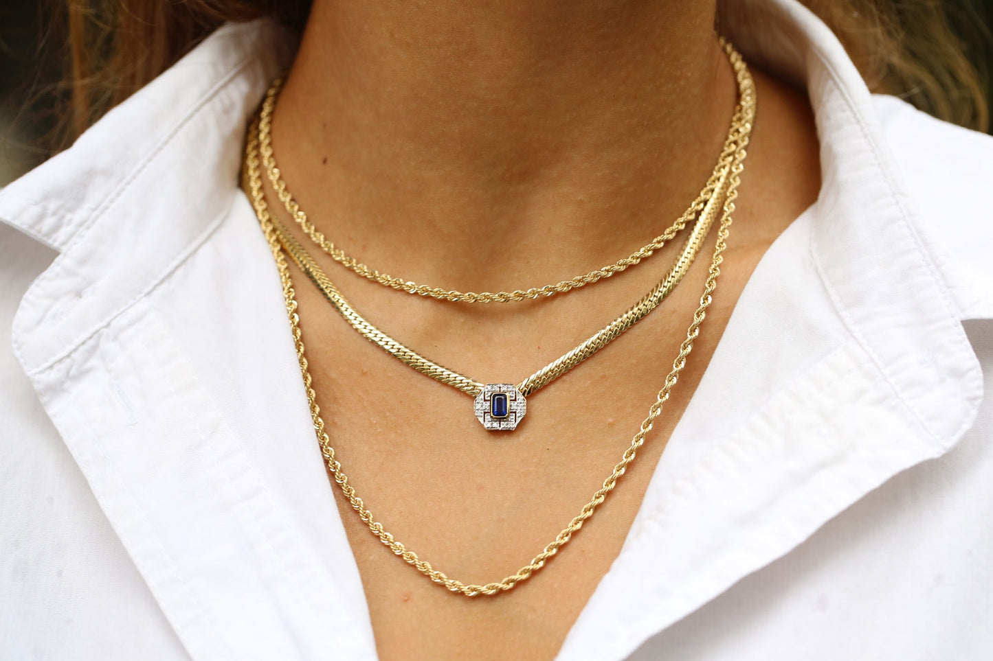 Arte Safir Kolye
