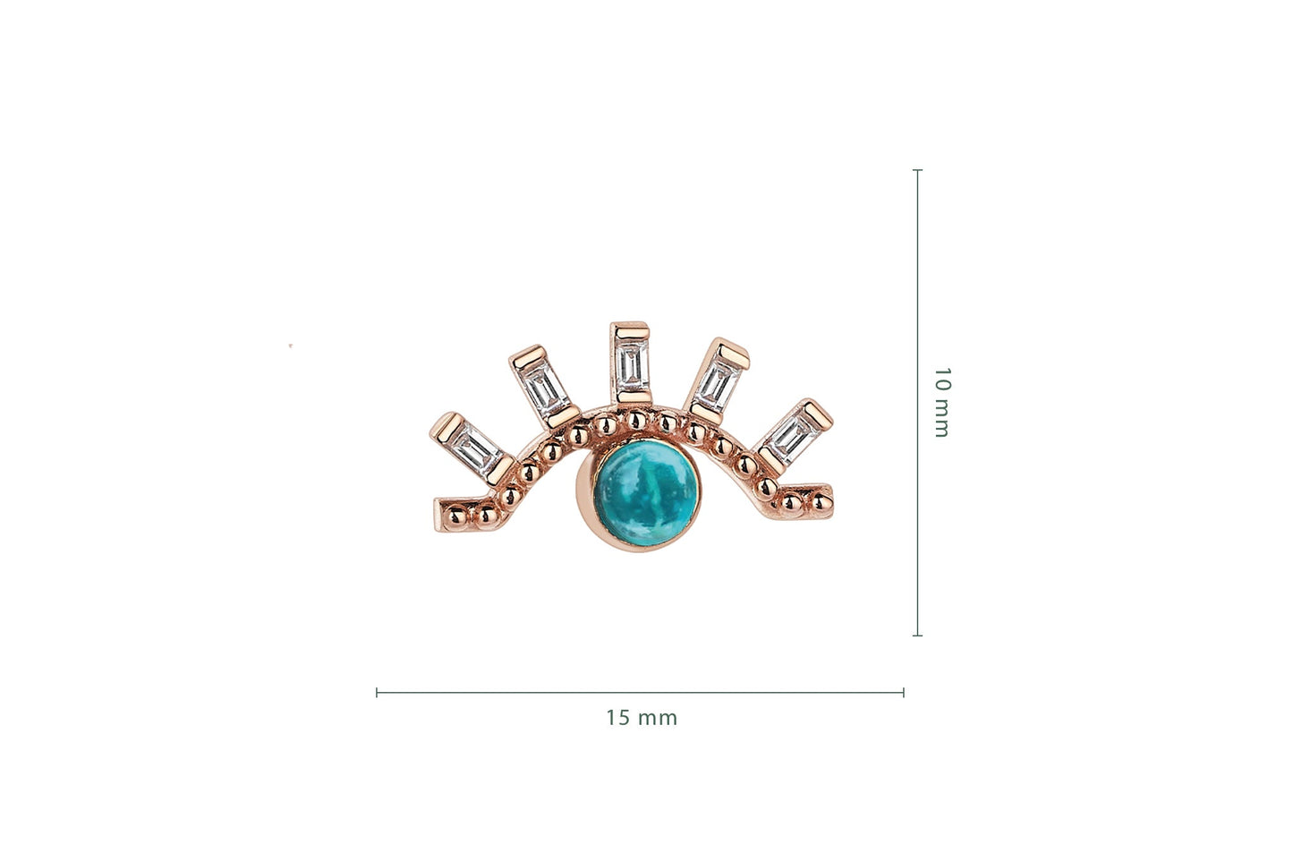 Mavi Ay Earrings