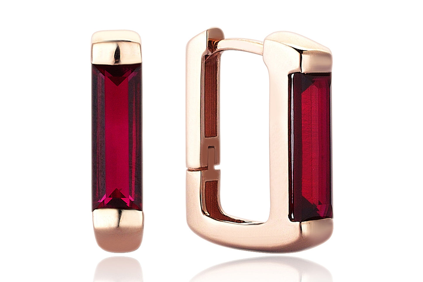 Yakut Line Earrings
