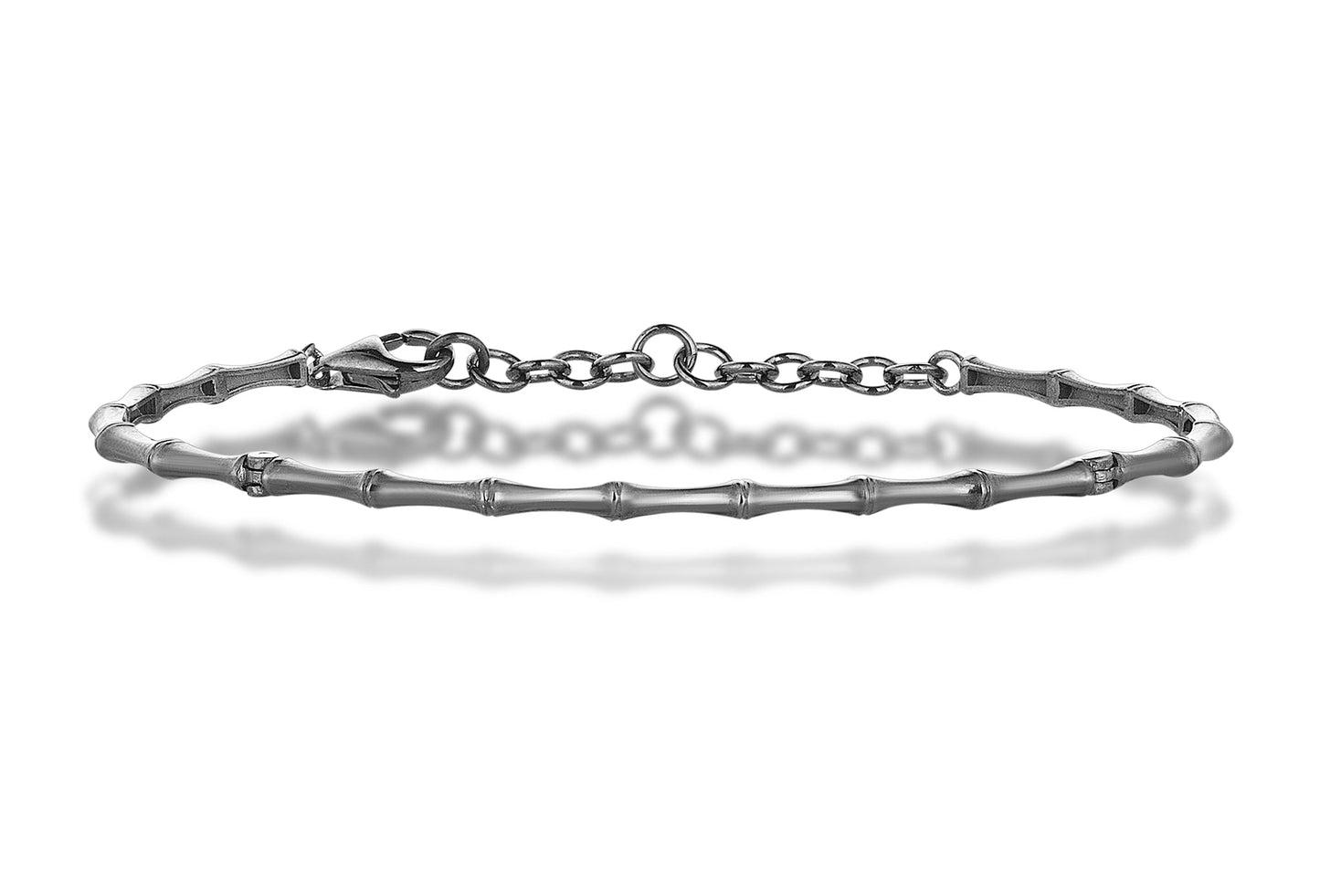 Bone Silver Bangle