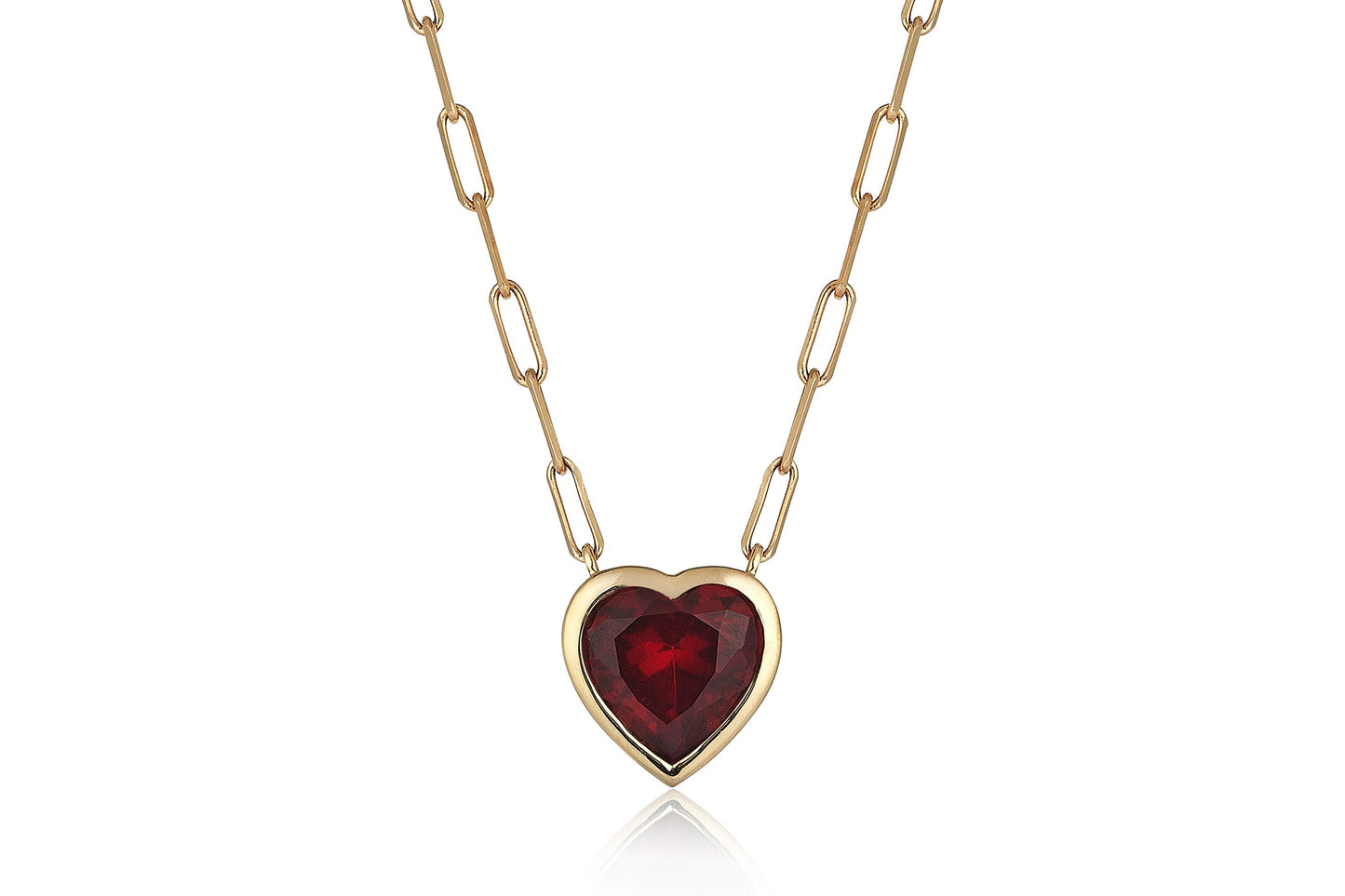 Heart Ruby Kolye