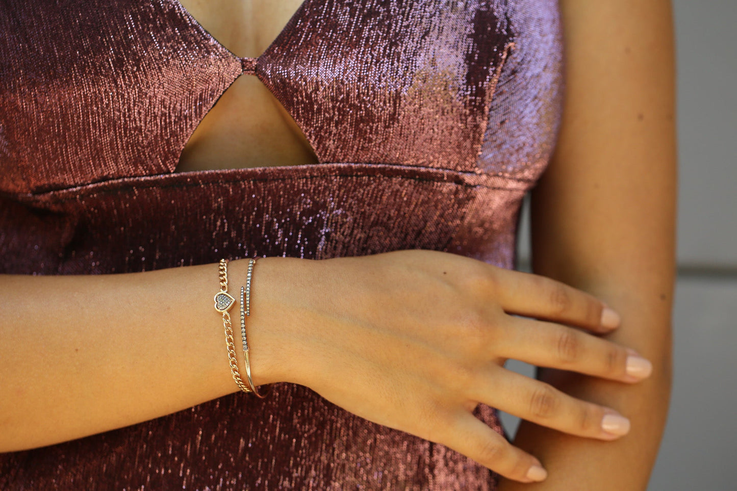 Heart Chain Brown