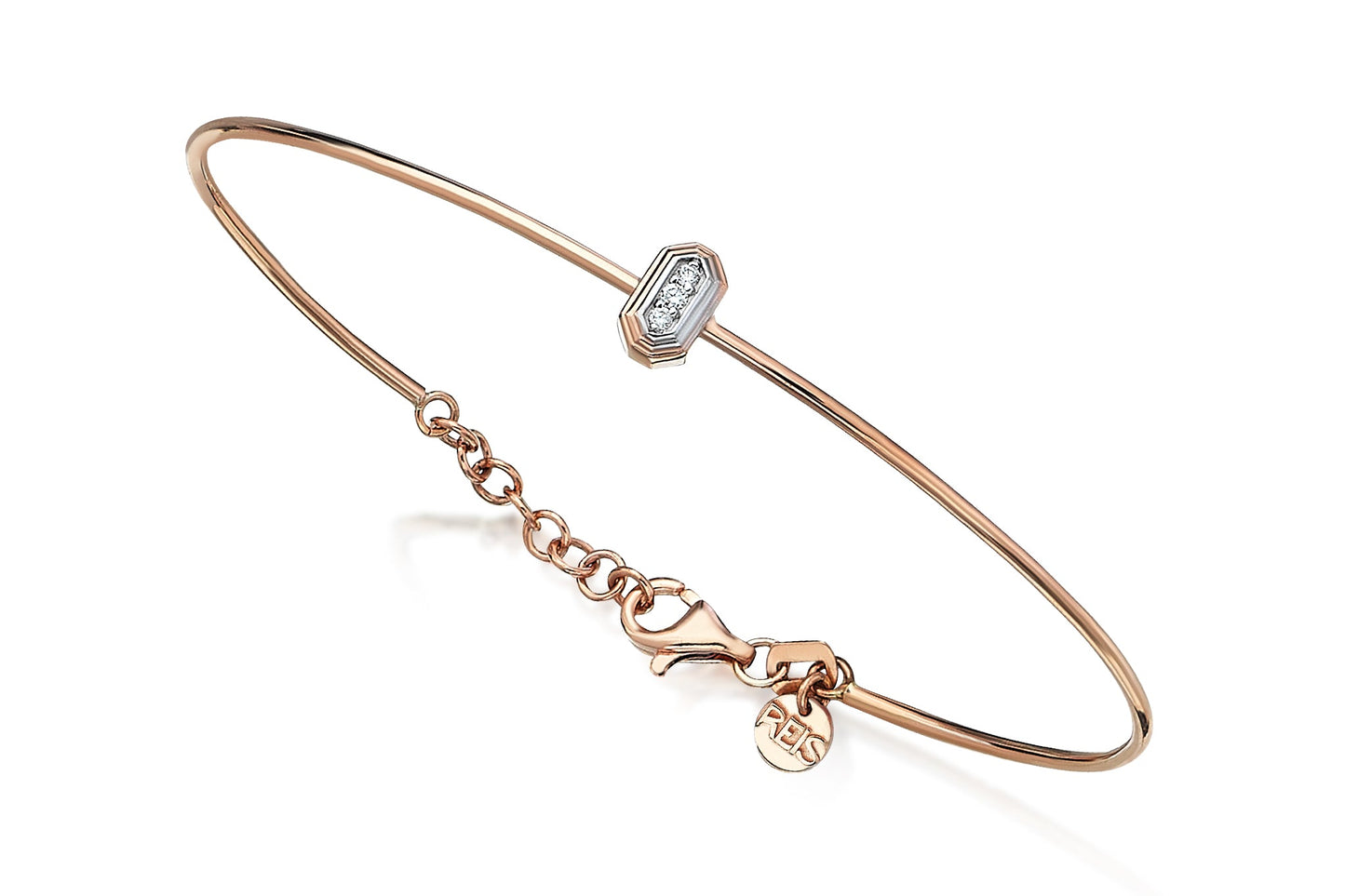 Hexa Bevel Bangle
