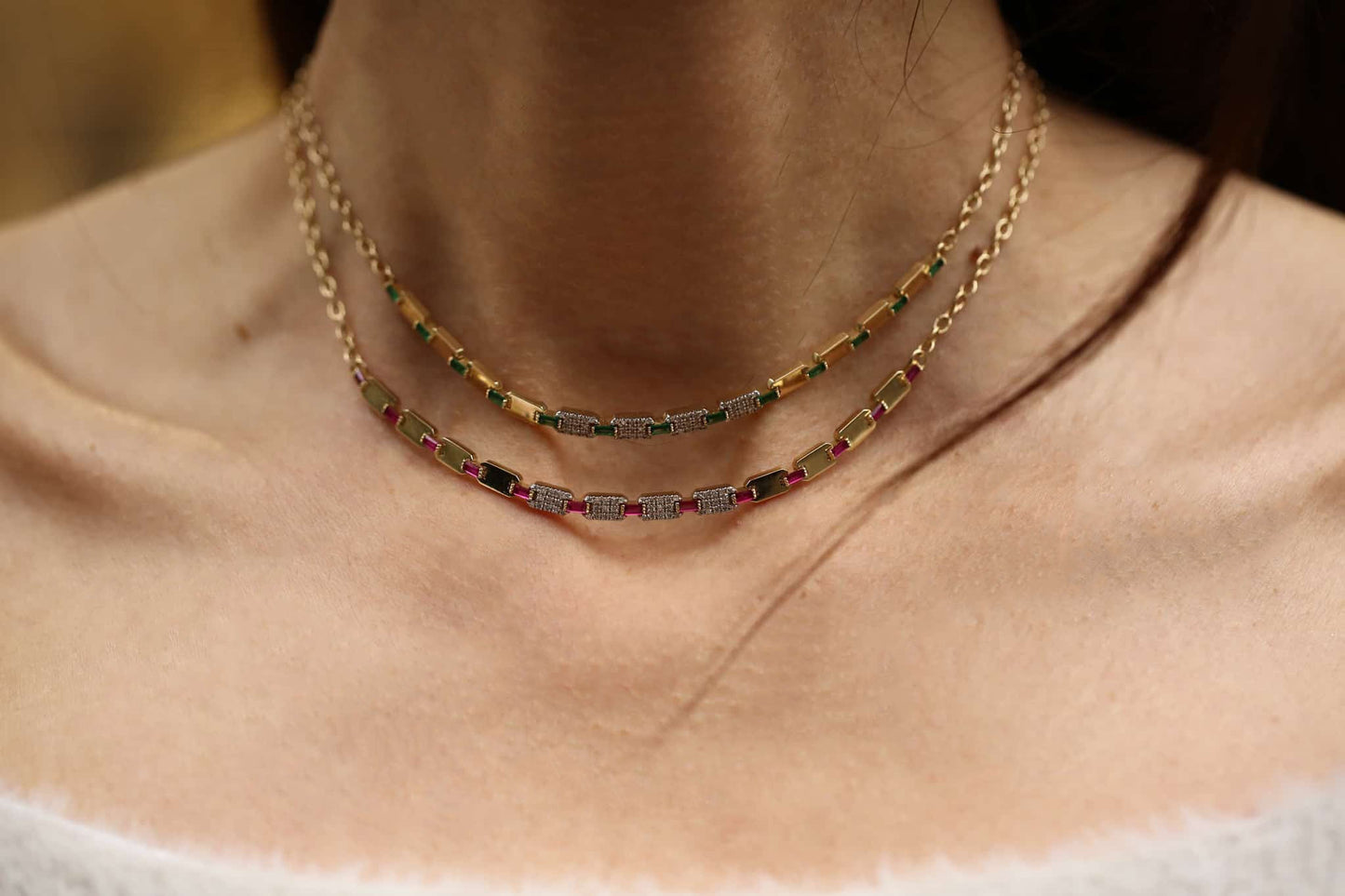 Mahal Green Choker